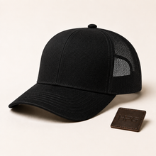 Richardson 112 Blank Hat Black